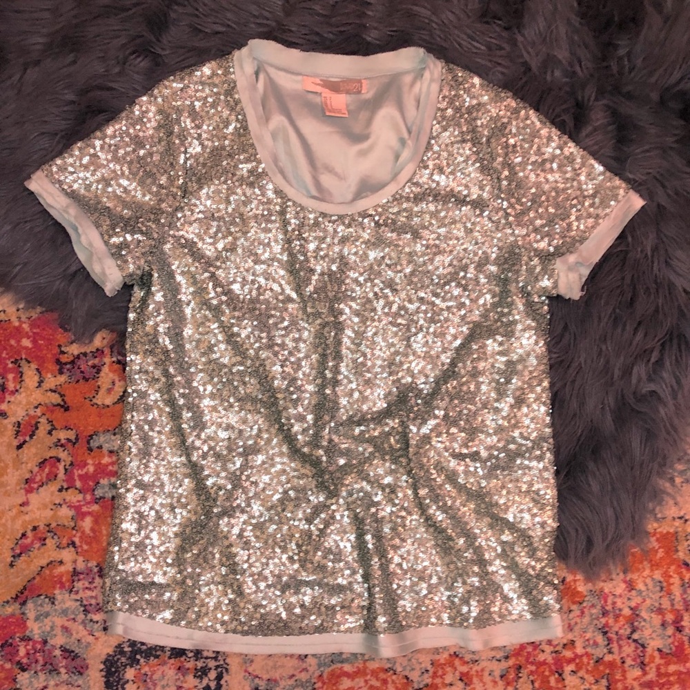 Sequin Dress Top